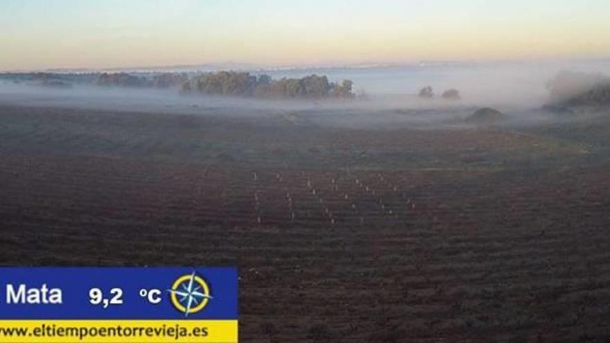 Imagen de la webcam de la laguna de La Mata que funciona las 24 horas junto a la nueva estación de Proyecto Mastral.