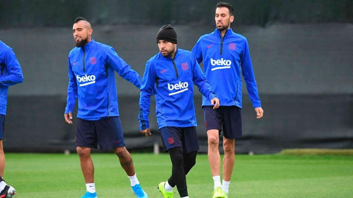 Vuelven Alba y Busquets a los entrenamientos