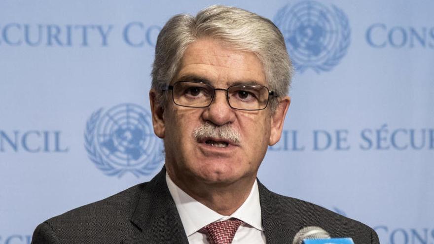 Alfonso Dastis, en la sede de la ONU.