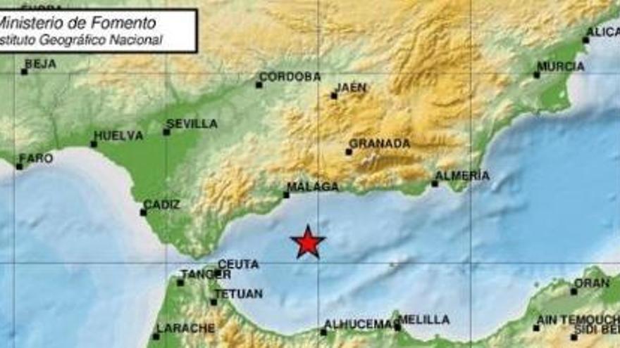 Un terremoto se deja sentir en Málaga de 4 grados