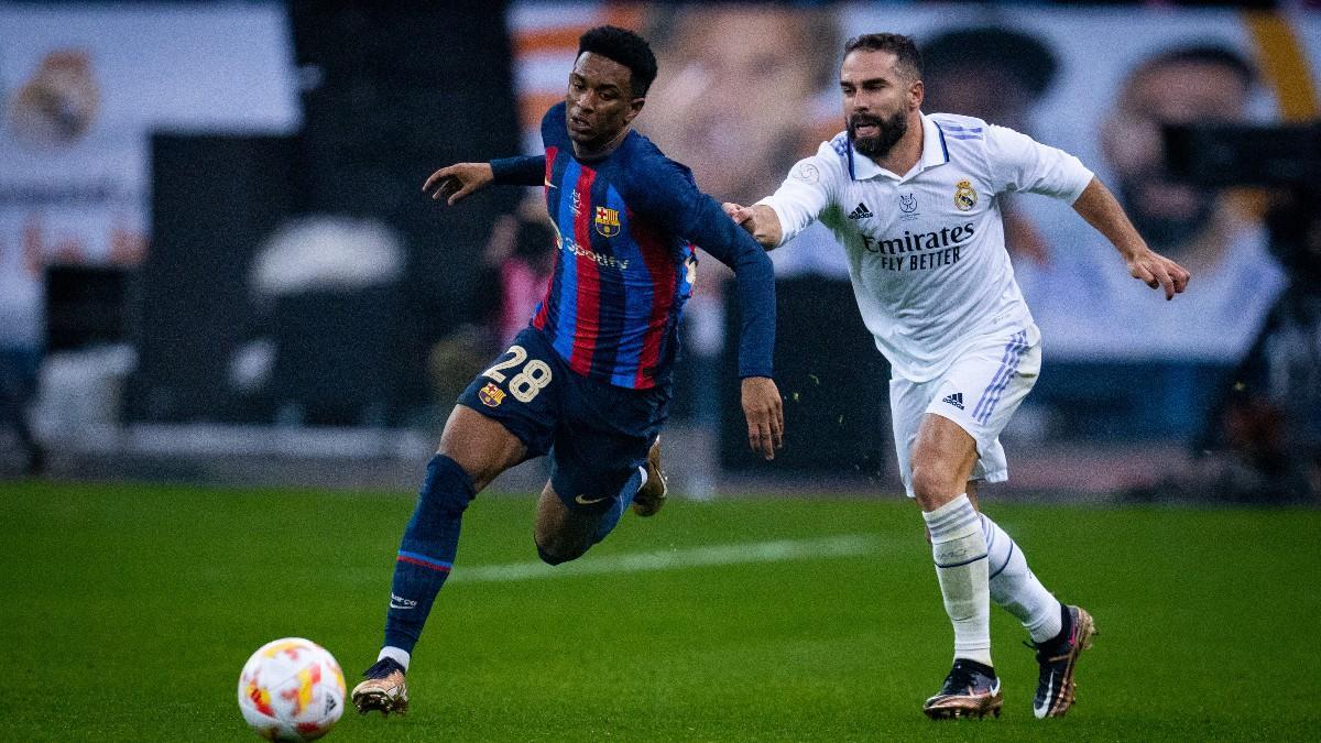 Carvajal se lesionó en la final de la Supercopa de España ante el Barça