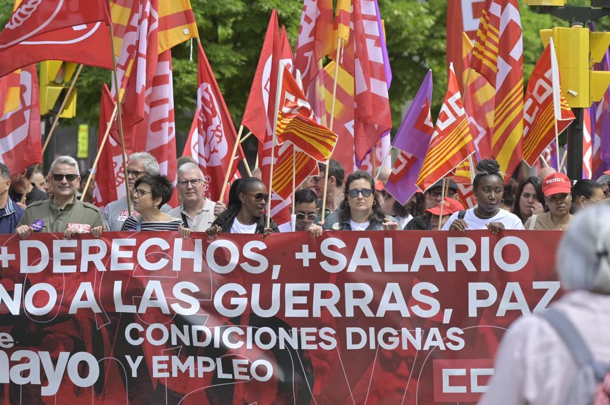 Manifestación del 1 de mayo en Zaragoza: los sindicatos alzan la voz ...