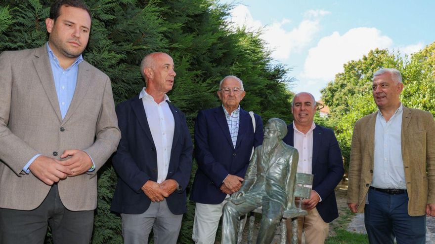Jorge Cubela, Durán, Méndez Romeu, Javier Touris y Valentín García en la presentación. | I. Abella