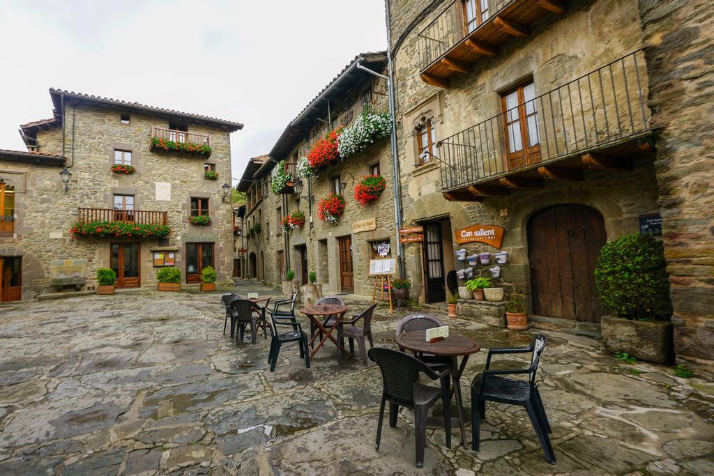 Edificios antiguos en Rupit