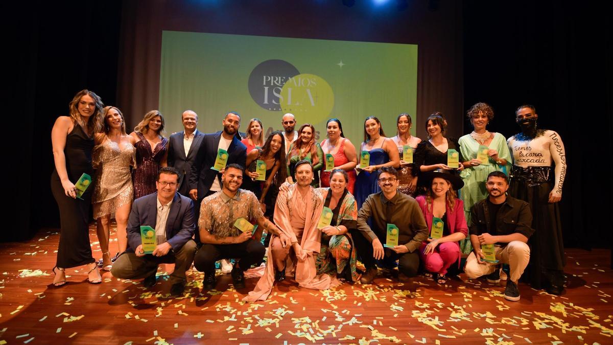 Los premios Isla reconocen a Borja Marrero, Pilar Rumeu, Yanely Hernández y Gazz