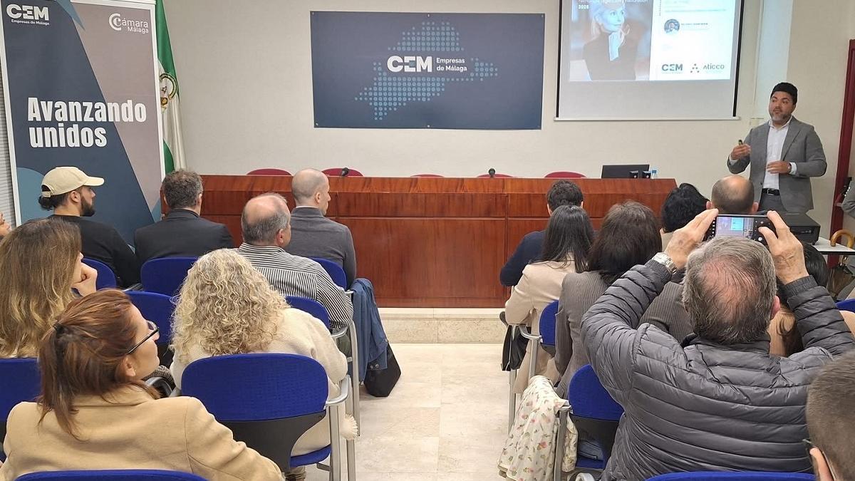 La jornada se celebró estos días en la Confederación de Empresarios de Málaga (CEM) auspiciada por la Cámara de Comercio.