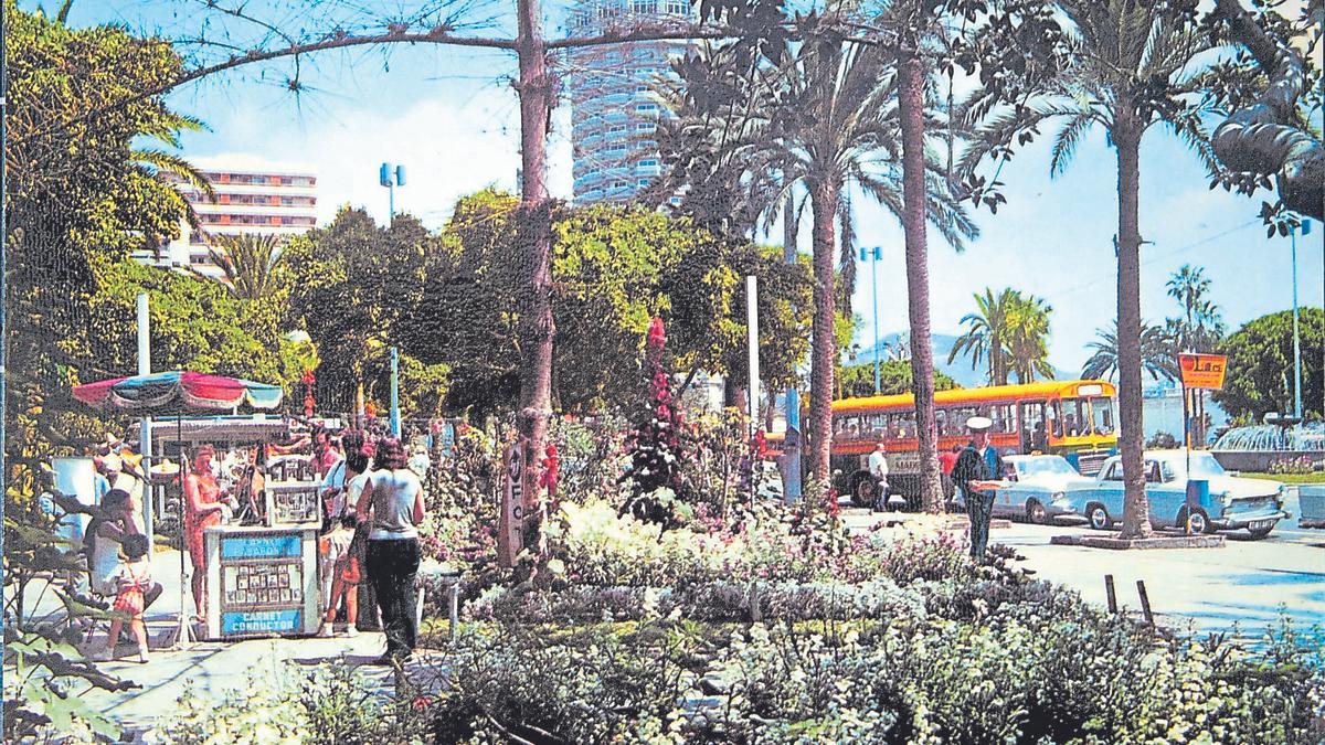 El Parque de Santa Catalina, en Las Palmas de Gran Canaria, en 1975.