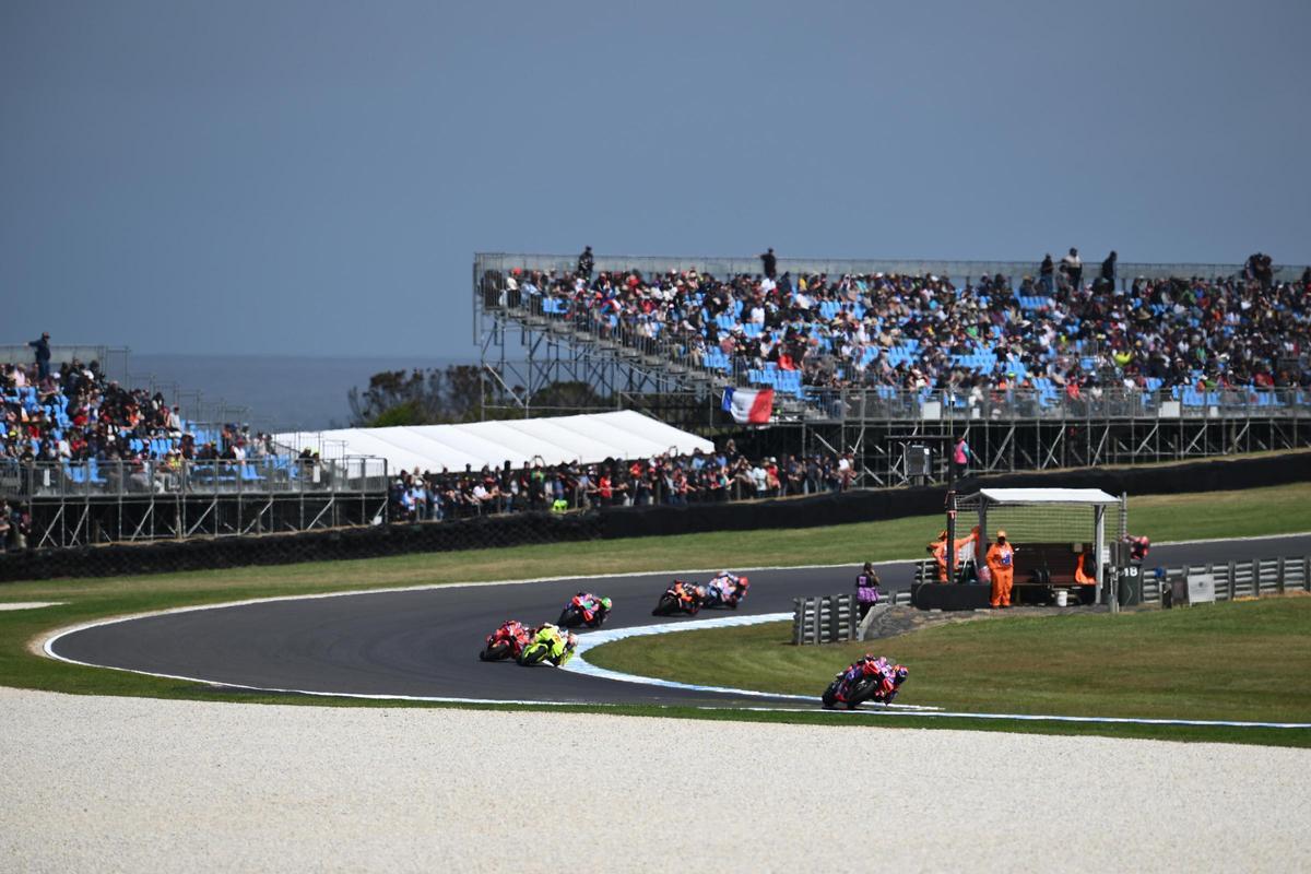 La carrera del GP de Australia de MotoGP. La carrera del GP de Australia de MotoGP.