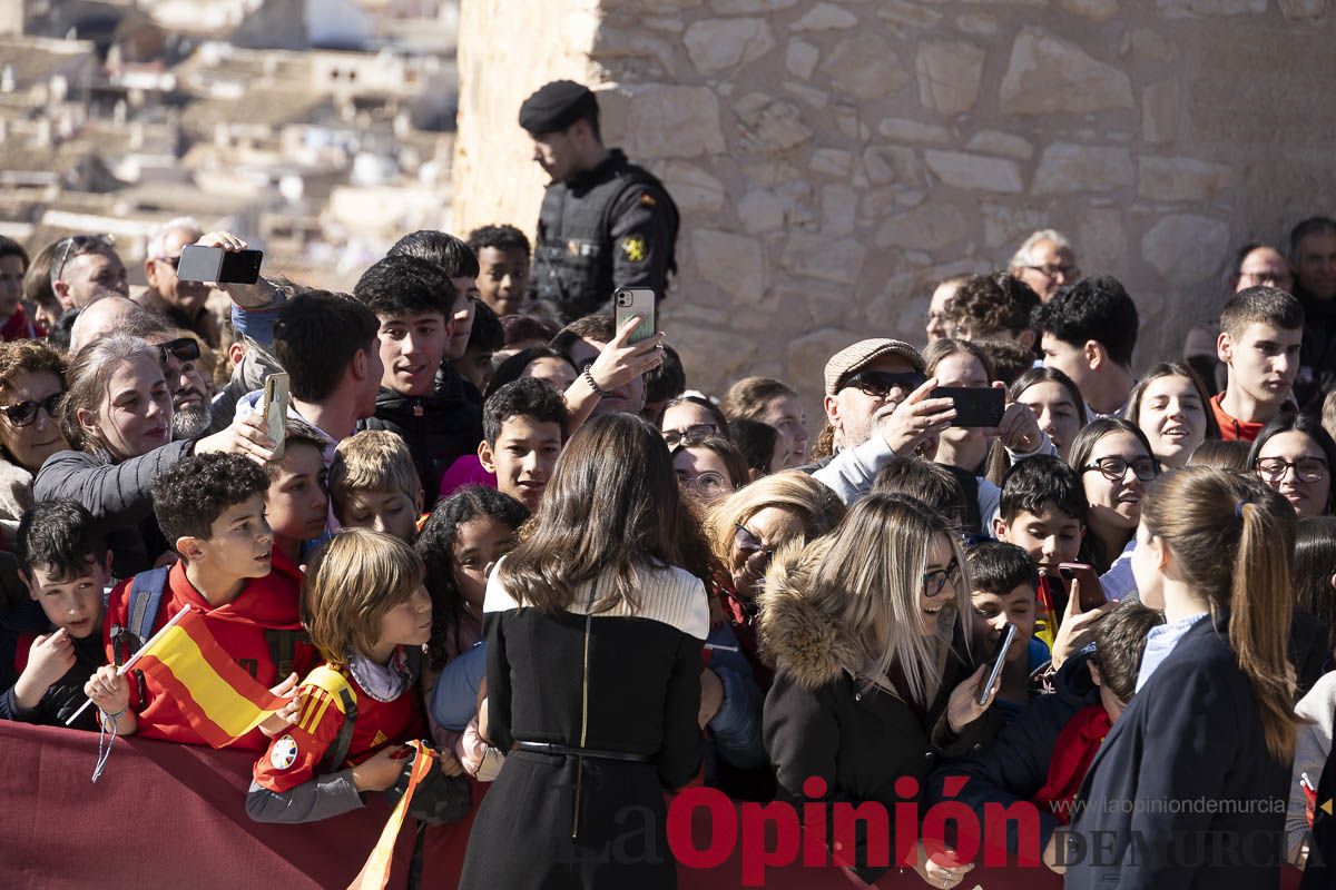 Visita de los reyes de España a Caravaca (explanada de la Basílica)