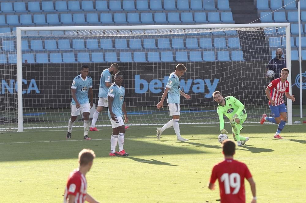 El Celta empata en el último test antes de LaLiga. // Ricardo Grobas