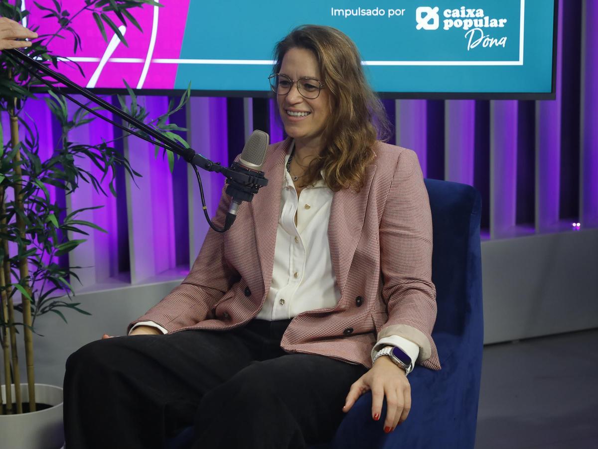 Anna Montañana durante la grabación de Inspiradones.