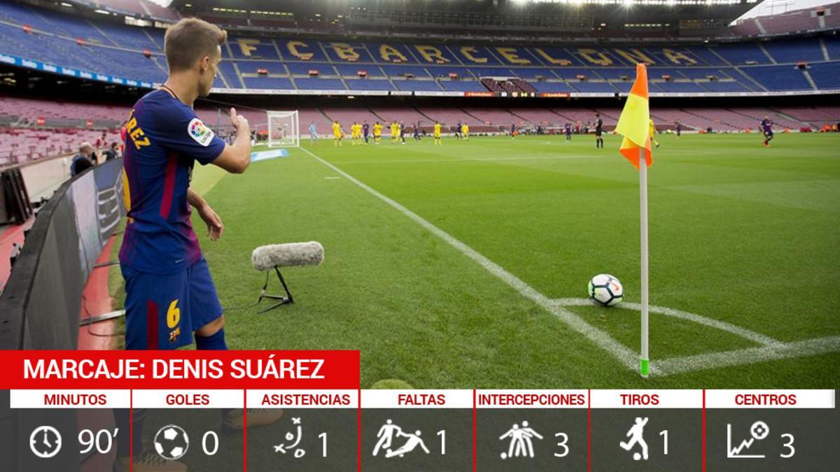 Denis Suárez sigue acaparando minutos