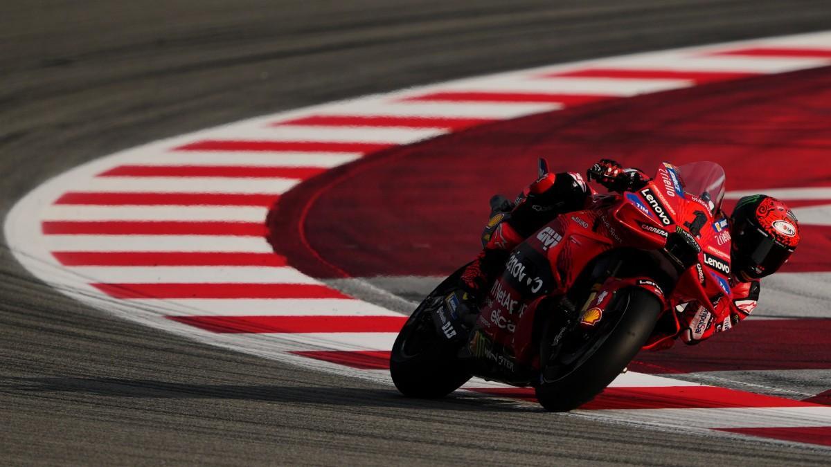 Bagnaia, en la sesión de clasificación