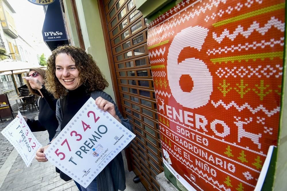 El Gordo de El Niño, vendido en la calle Constantino