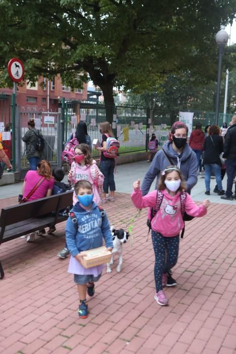 Gijón: vuelta a clase de mascarilla y sin lloros