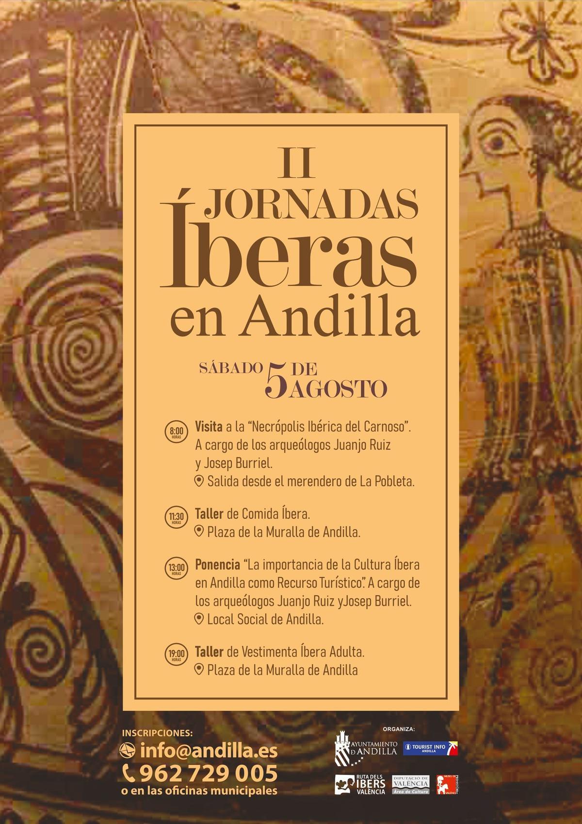 Jornadas de cultura íbera en Andilla.