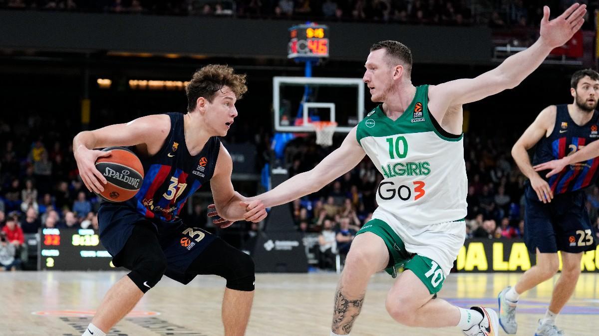 Jokubaitis, durante el encuentro contra Zalgiris