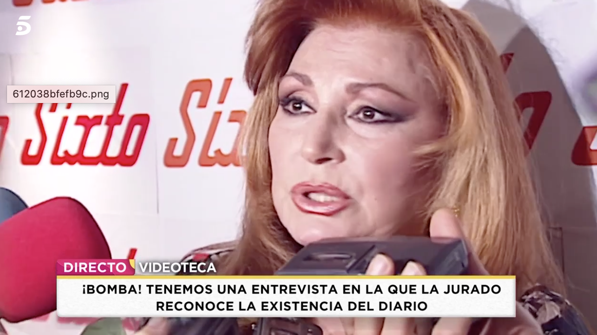 Rocío Carrasco desveló en 2003 que dejaba plasmadas sus reflexiones por escrito
