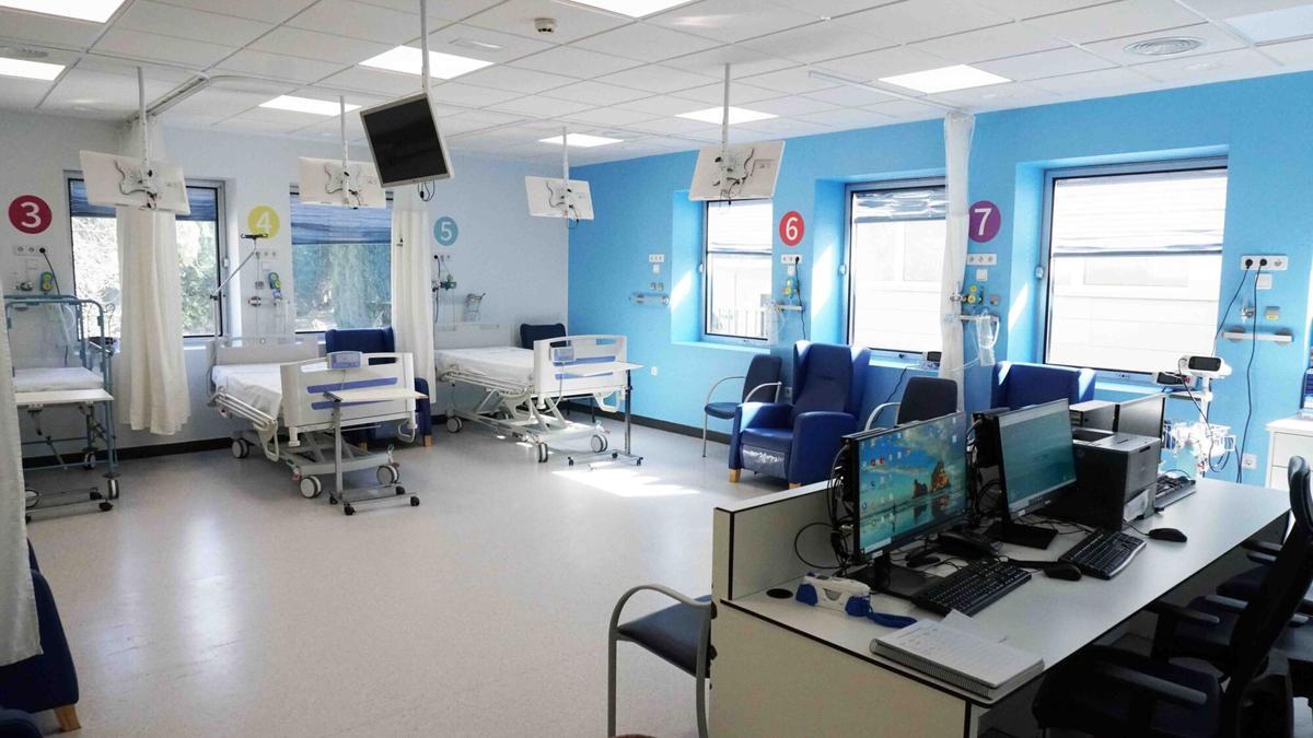 Instalaciones en el Hospital Materno Infantil de Málaga.