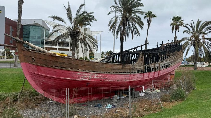 Mal estado de la réplica de &#039;La Niña III&#039;