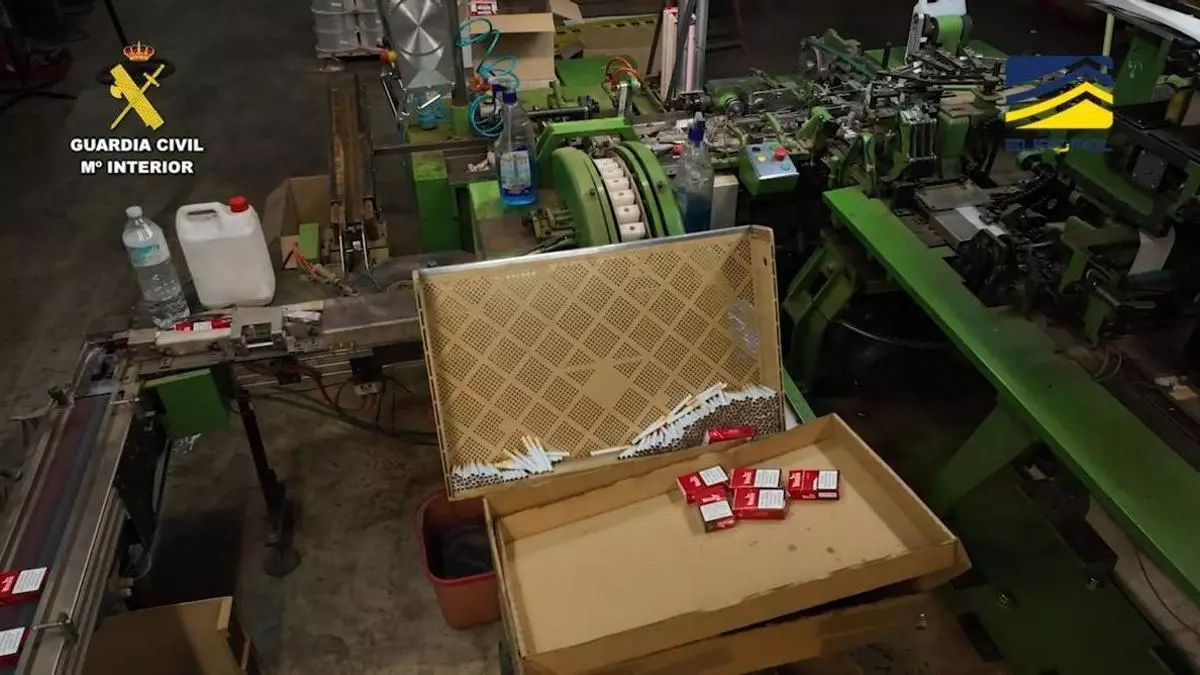 Desmantelan seis fábricas ilegales de tabaco en Alicante, Cuenca, Huelva, Murcia, Sevilla y Toledo