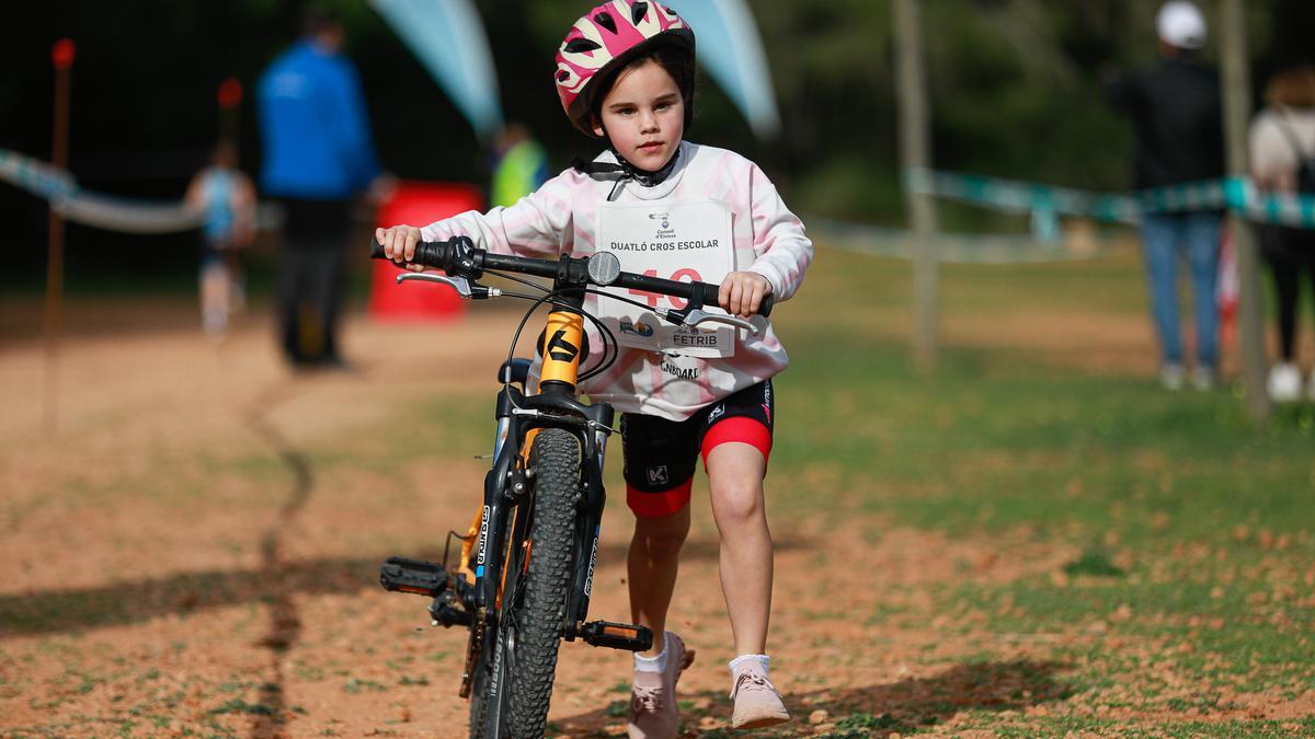 Duatlón escolar en Can Truy.