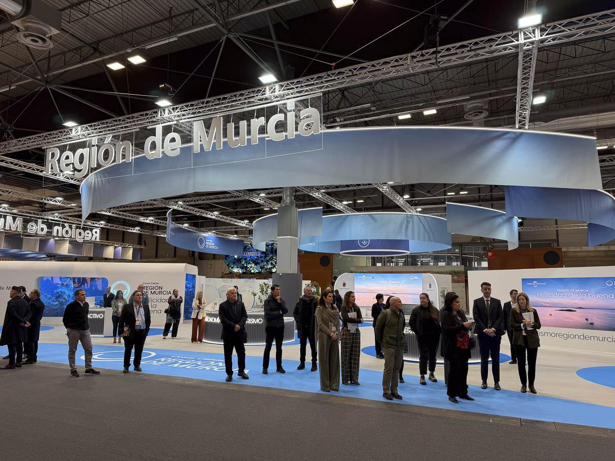 Así se ha vivido el primer día de Fitur en el stan de la Región de Murcia
