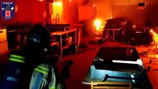 Se incendia una barraca en Murcia