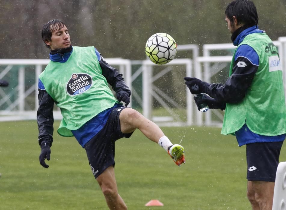 Entrenamiento bajo la lluvia