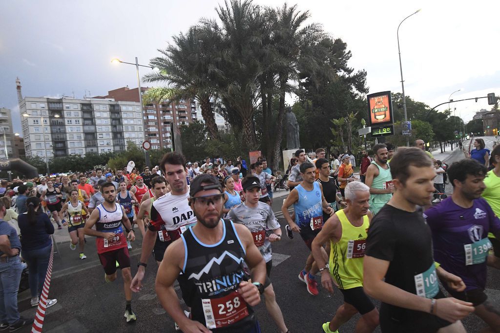 Carrera nocturna de Murcia, en imágenes