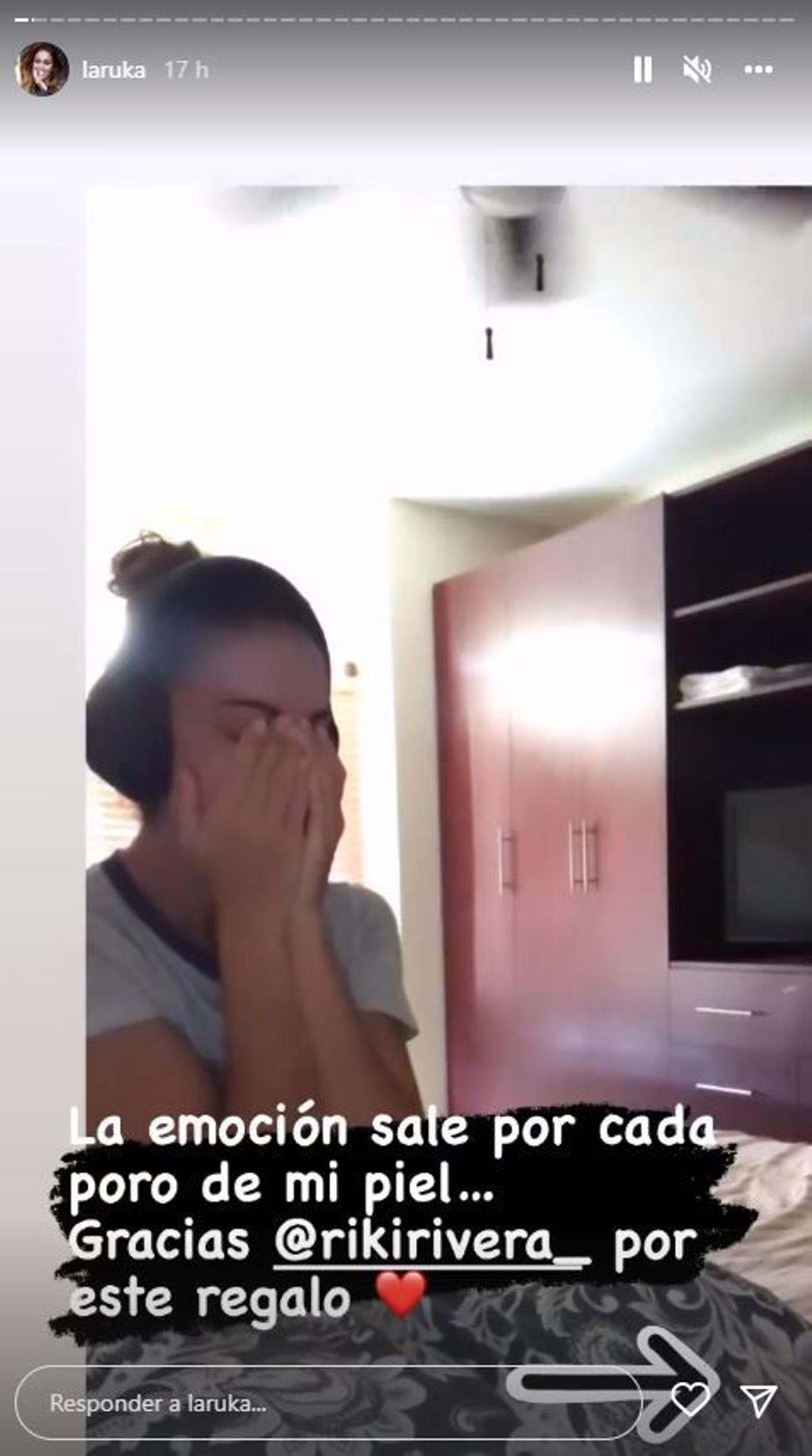 Lara Álvarez lloran en Instagram