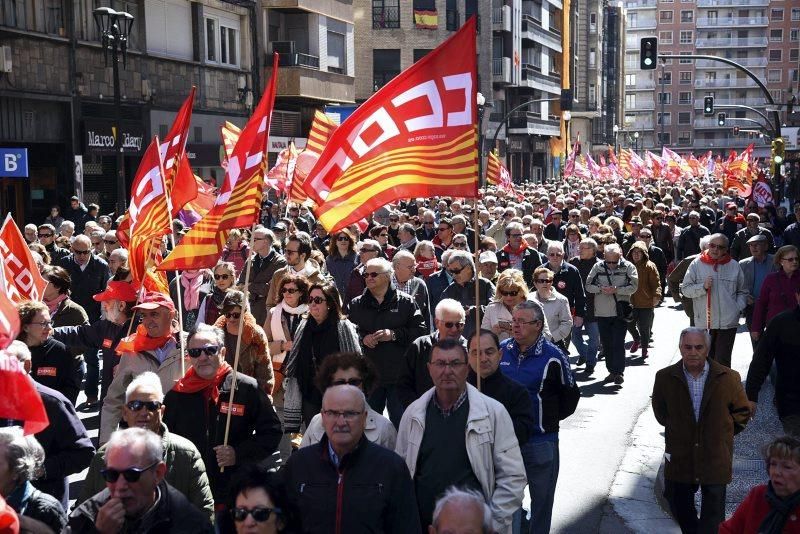 Fotod de la manifestación 1 de mayo- Día del trabajador