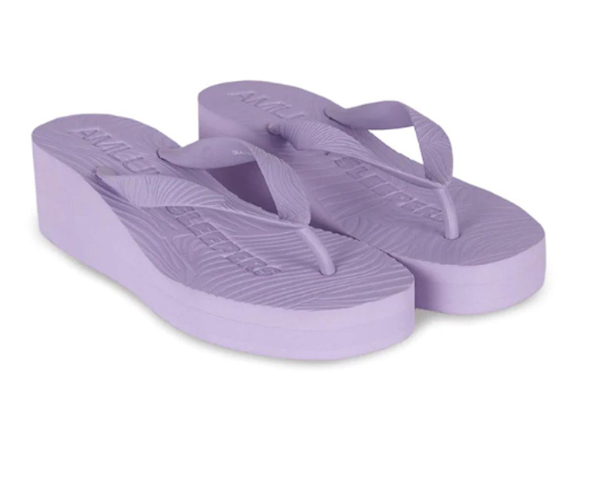 Sandalias Sleepers x Amlul color lila