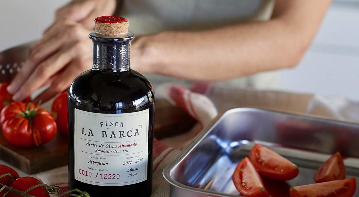 Aceite de oliva ahumado