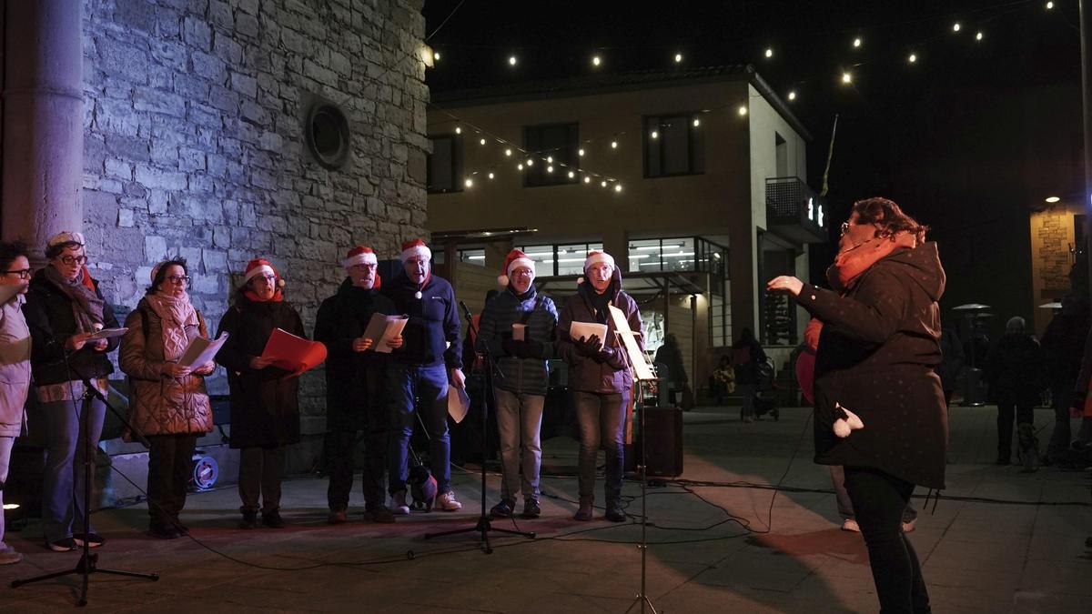 Actuació en el marc del Mercat de Nadal de Sant Martí Sesgueioles l'any passat