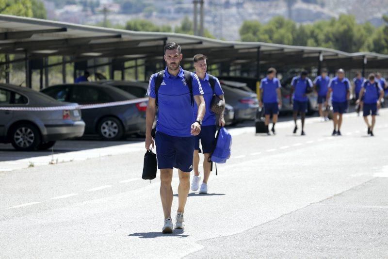 Salida del Real Zaragoza hacia Boltaña