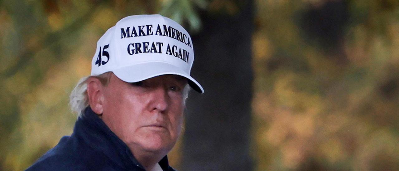 Una imagen de Donald Trump tras conocer los resultados de las elecciones.