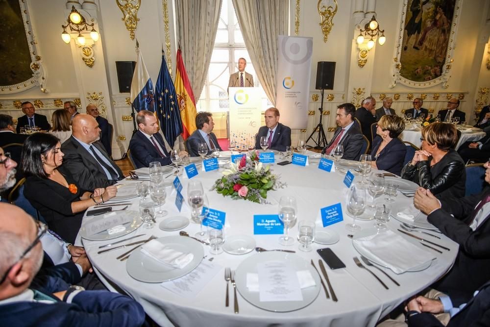 Almuerzo navideño de la Confederación Canaria de Empresarios