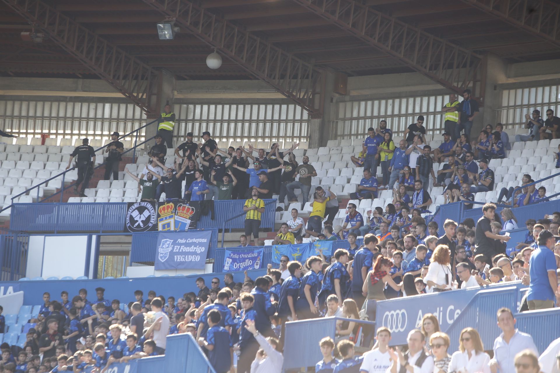 En imágenes: Así fue la igualada del Real Oviedo en La Romareda