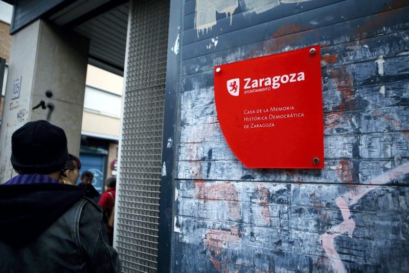 La Casa de Memoria Histórica de Zaragoza, un lugar donde escuchar a las víctimas