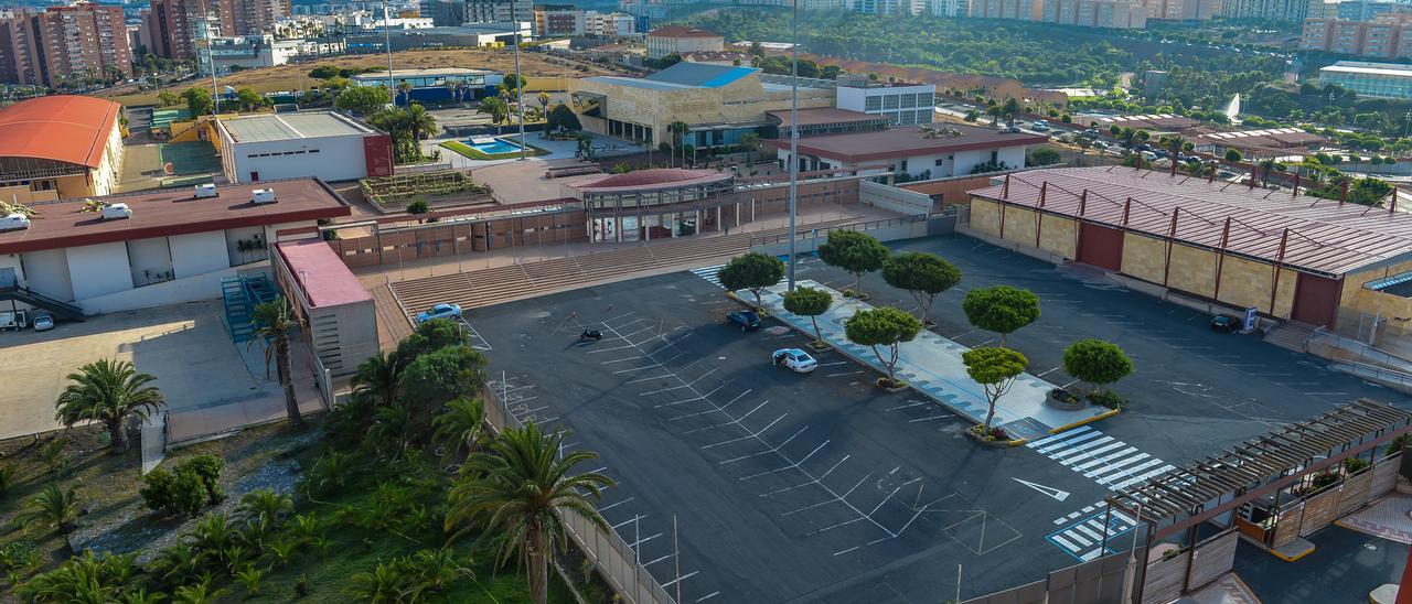 Vista de los pabellones de la Institución Ferial de Canarias (Infecar)