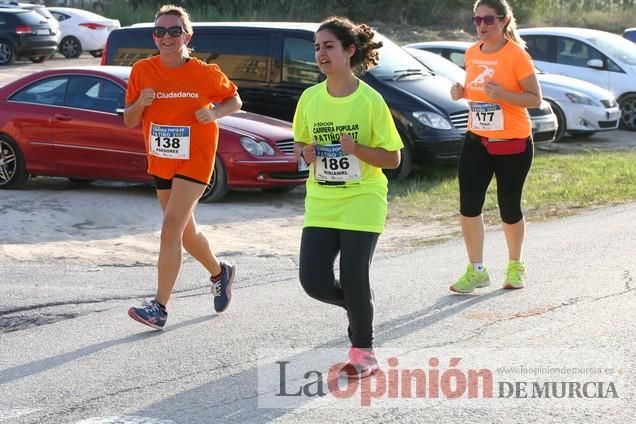 Carrera popular en Patiño.