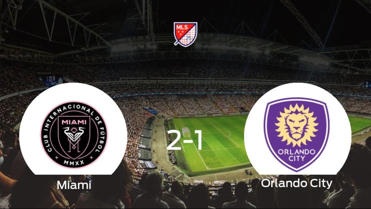 Tres puntos para el equipo de Miami: Inter de Miami 2-1 Orlando City