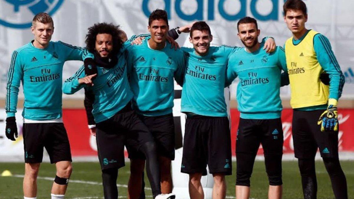 A sus 17 años, Adrián Rodríguez ya ha entrenado varias veces con el primer equipo del Real Madrid