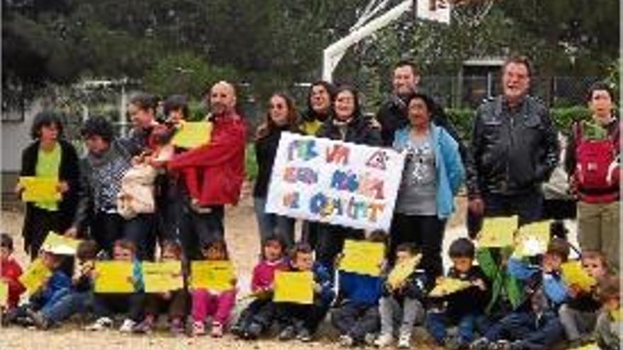 La Diada de l&#039;Escola Pública al col·legi Balandrau, dilluns a la tarda.