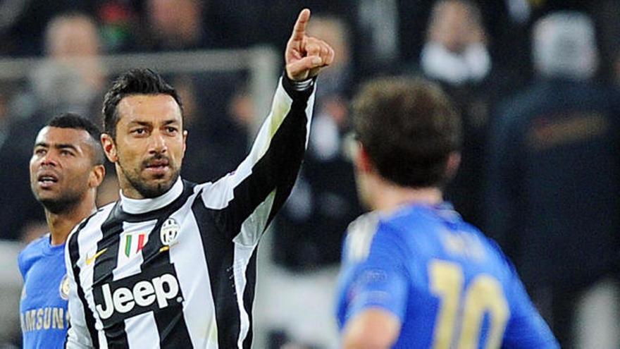 Fabio Quagliarella, en su etapa con la Juventus