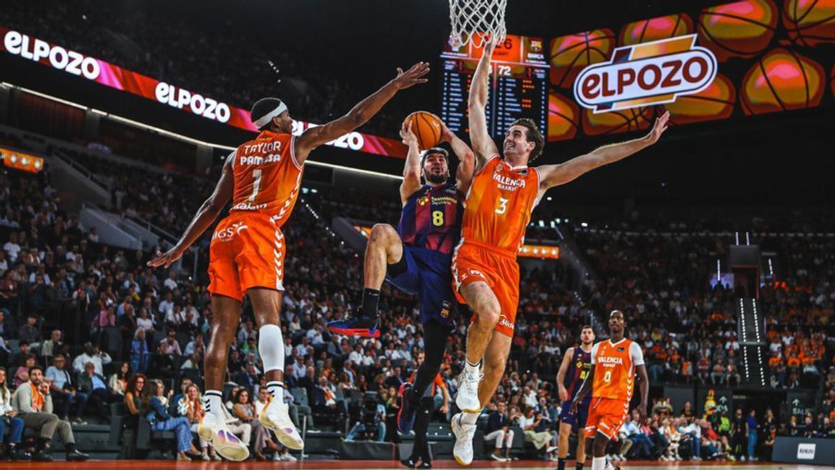 El Valencia BC recibe al Barça el día de Sant Josep