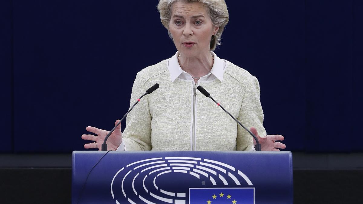 Ursula Von der Leyen, presidenta de la Comisión Europea.