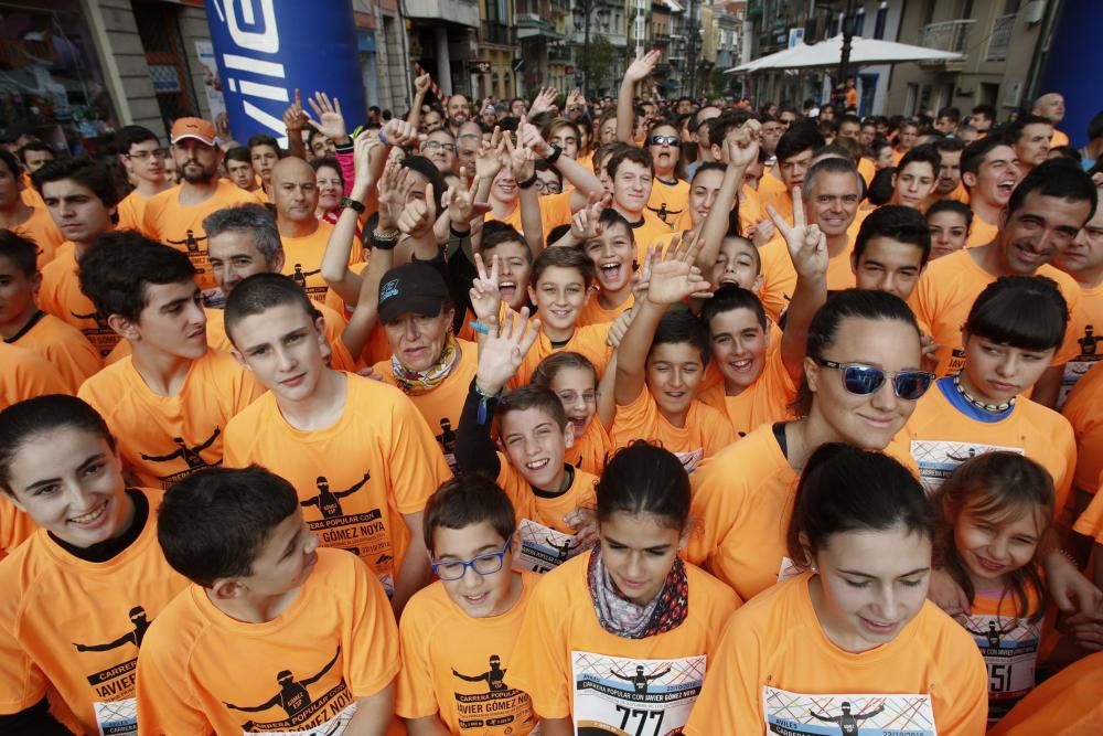 Carrera popular con Javier Gómez Noya, premio "Princesa de Asturias" de los Deportes 2016, en Avilés