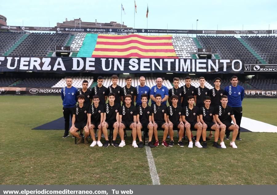 Presentación del fútbol base del CD Castellón 2018-19